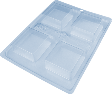Square Large Brazilian Honey Bread 3-Part Chocolate Mold (BWB)